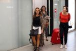 Schiphol 22 juli 2019
Wielrenners voor nierstichting arriveren op schiphol.
Oa Leontien v Moorsel Nicole Buch Remco Veldhuis en Erik Dijkstra.