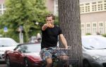 Amsterdam 11 juli 2019
Manuel Broekman op de fiets