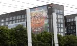 Amsterdam 6 juli 2019
Reclame op het pand van PWC van het nederlads dames voetbalteam.