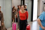 Schiphol 22 juli 2019
Wielrenners voor nierstichting arriveren op schiphol.
Oa Leontien v Moorsel Nicole Buch Remco Veldhuis en Erik Dijkstra.