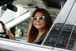 Amsterdam 3 juli 2019
Olcay Gulsen met aparte zonnebril in haar auto in Amsterdam