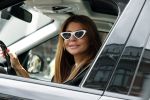 Amsterdam 3 juli 2019
Olcay Gulsen met aparte zonnebril in haar auto in Amsterdam