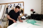 Badhoevedorp 23 juli 2019
Couterier Paul Schulten in zijn atelier.