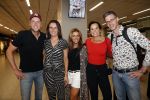 Schiphol 22 juli 2019
Wielrenners voor nierstichting arriveren op schiphol.
Oa Leontien v Moorsel Nicole Buch Remco Veldhuis en Erik Dijkstra.