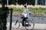 Den Haag 26 juli 2019
Rogier Smit ( paleis voor een prikkie) op de fiets in Den Haag.