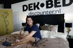 Berkel en Rodenrijs 24 juli 2019
Roy Donders onthult zijn bed bij  Dekbed-Discounter.nl