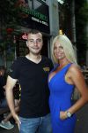 Amsterdam 27 juli 2019
Maron Hill heeft surprise etentje met vrienden georganiseers bij restaurant Genroku voor zijn zwangere vriendin Samantha de Jong ( Barbie)