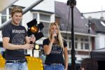 Apeldoorn 3 juni 2014
Tros muziek feesten op het plein in Apeldoorn.
Tom Douwsma en Monique Smit