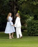 Den Haag  17 juli 2020
Koninklijk fotouurtje in de tuin van Huis ten Bosch . Vanwege corona was er veel minder pers uitgenodigd dan andere jaren. Aanwezig koning Willem Alexander Koningina Maxima en de prinsessen Amalia Alexia en Ariane .