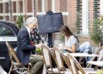 Amsterdam 24 juli 2020
Marcel Wanders met zijn dochter aan het lunchen