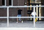 Rotterdam 22 juli 2020
Mattie Valk met zijn vriendin en haar zoontje bij zijn huis/appartement