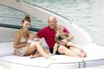 ibiza 1 augustus 2020
Michael v Gerwen en zijn vrouw Daphne met hun kinderen Zoe en Mike op ibiza . Ze gingen heerlijk met een boot varen