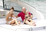 ibiza 1 augustus 2020
Michael v Gerwen en zijn vrouw Daphne met hun kinderen Zoe en Mike op ibiza . Ze gingen heerlijk met een boot varen