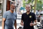 Amsterdam 20 juli 2020
Chahid Charrak in auto en samen met Ruud Gullit op de cornelis schuytstraat. Chahid heet op instagram Dutch Performante