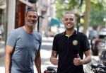 Amsterdam 20 juli 2020
Chahid Charrak in auto en samen met Ruud Gullit op de cornelis schuytstraat. Chahid heet op instagram Dutch Performante