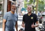 Amsterdam 20 juli 2020
Chahid Charrak in auto en samen met Ruud Gullit op de cornelis schuytstraat. Chahid heet op instagram Dutch Performante