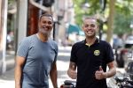 Amsterdam 20 juli 2020
Chahid Charrak in auto en samen met Ruud Gullit op de cornelis schuytstraat. Chahid heet op instagram Dutch Performante