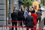 Amsterdam 22 juli 2021
Herdenkingsdienst van Peter R de Vries in Carre . De ouders van Tanja Groen