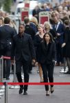 Amsterdam 22 juli 2021
Herdenkingsdienst van Peter R de Vries in Carre . Patrick Kluivert met zijn vrouw Rossana