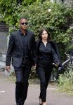 Amsterdam 22 juli 2021
Herdenkingsdienst van Peter R de Vries in Carre . Patrick Kluivert met zijn vrouw Rossana