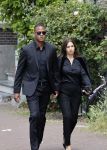 Amsterdam 22 juli 2021
Herdenkingsdienst van Peter R de Vries in Carre . Patrick Kluivert met zijn vrouw Rossana