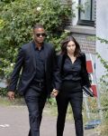 Amsterdam 22 juli 2021
Herdenkingsdienst van Peter R de Vries in Carre . Patrick Kluivert met zijn vrouw Rossana