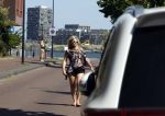 Amsterdam 23 en 24 juli 2022
Ellen ten Damme bij haar woonboot / woonark