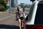 Amsterdam 23 en 24 juli 2022
Ellen ten Damme bij haar woonboot / woonark