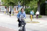 Amsterdam 27 juli 2022
Sascha Visser op de fiets in Amsterdam zuid