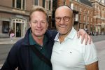 Amsterdam 25 juli 2022
Premiere Falsettos in het deLamar Theater. Tony Neef met partner