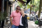 Amsterdam 28 juli 2022
Wolter Kroes met zijn zoon Tom in Amsterdam zuid. Ze hadden samen lekker geluncht bij brasserie v Dam