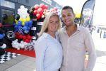 Zandvoort 6 juli 2023
Presentatie Formule 1 F1 spel van Robert Doornbos en Chantal Bles in de box van Redbull op circuitpark Zandvoort. Chahid Charrak en zijn vrouw ( Dutch Perfomante)