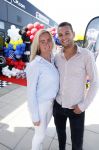Zandvoort 6 juli 2023
Presentatie Formule 1 F1 spel van Robert Doornbos en Chantal Bles in de box van Redbull op circuitpark Zandvoort. Chahid Charrak en zijn vrouw ( Dutch Perfomante)