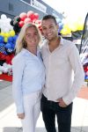 Zandvoort 6 juli 2023
Presentatie Formule 1 F1 spel van Robert Doornbos en Chantal Bles in de box van Redbull op circuitpark Zandvoort. Chahid Charrak en zijn vrouw ( Dutch Perfomante)