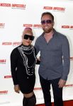Amsterdam 10 juli 2023
Premiere Mission Impossible in Pathe Arena .Djamilia Celina met partner