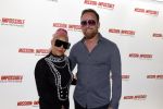 Amsterdam 10 juli 2023
Premiere Mission Impossible in Pathe Arena .Djamilia Celina met partner