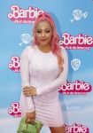 Amsterdam 18 juli 2023
Premiere Barbie in Tuschinski. Djamilla Celina met partner