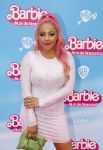 Amsterdam 18 juli 2023
Premiere Barbie in Tuschinski. Djamilla Celina met partner