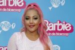 Amsterdam 18 juli 2023
Premiere Barbie in Tuschinski. Djamilla Celina met partner