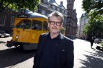 Den Haag 2 juli 2023
Erik de Zwart en vriiend/collega Paul v d Lugt rijden op een tram in Den haag