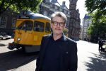 Den Haag 2 juli 2023
Erik de Zwart en vriiend/collega Paul v d Lugt rijden op een tram in Den haag