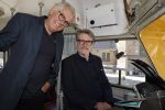 Den Haag 2 juli 2023
Erik de Zwart en vriiend/collega Paul v d Lugt rijden op een tram in Den haag