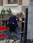 Amsterdam 21 juli 2023
Eva Jinek bij Artis na bespreking redaktie . Eva is zwanger