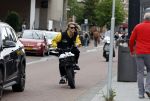Amsterdam 24 juli 2023
Jordy Huisman van Kris Kroos Amsterdam op zijn electrische fiets