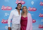 Amsterdam 18 juli 2023
Premiere Barbie in Tuschinski. Kelly Heruer met vriend Jethro Galung
