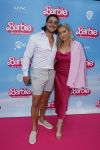 Amsterdam 18 juli 2023
Premiere Barbie in Tuschinski. Kelly Heruer met vriend Jethro Galung