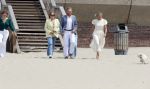 Den haag 30 juni 2023
Fotosessie op het strand Koning Willem Alexander, koningin Maxima en prinses Ariane, Prinses  Amalia en Prinses Alexia poseren tijdens de fotosessie op het strand met hond mambo.