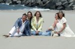 Den haag 30 juni 2023
Fotosessie op het strand Koning Willem Alexander, koningin Maxima en prinses Ariane, Prinses  Amalia en Prinses Alexia poseren tijdens de fotosessie op het strand met hond mambo.