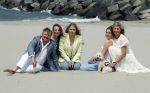 Den haag 30 juni 2023
Fotosessie op het strand Koning Willem Alexander, koningin Maxima en prinses Ariane, Prinses  Amalia en Prinses Alexia poseren tijdens de fotosessie op het strand met hond mambo.