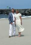 Den haag 30 juni 2023
Fotosessie op het strand Koning Willem Alexander, koningin Maxima en prinses Ariane, Prinses  Amalia en Prinses Alexia poseren tijdens de fotosessie op het strand met hond mambo.